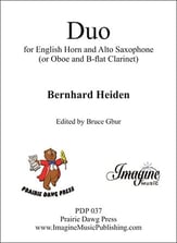Duo for English Horn and Alto Sax or Oboe and B-flat Clarinet cover